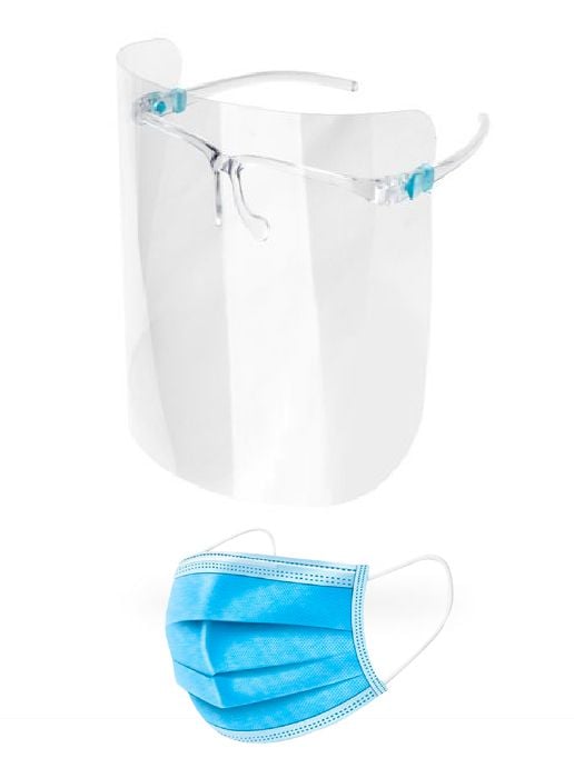 Kit Protector Facial mas Mascarilla(100 Pedido Minimo)