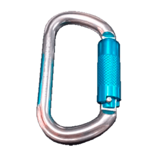 Carabinero, mosquetón o snaple doble seguro automático giratorio