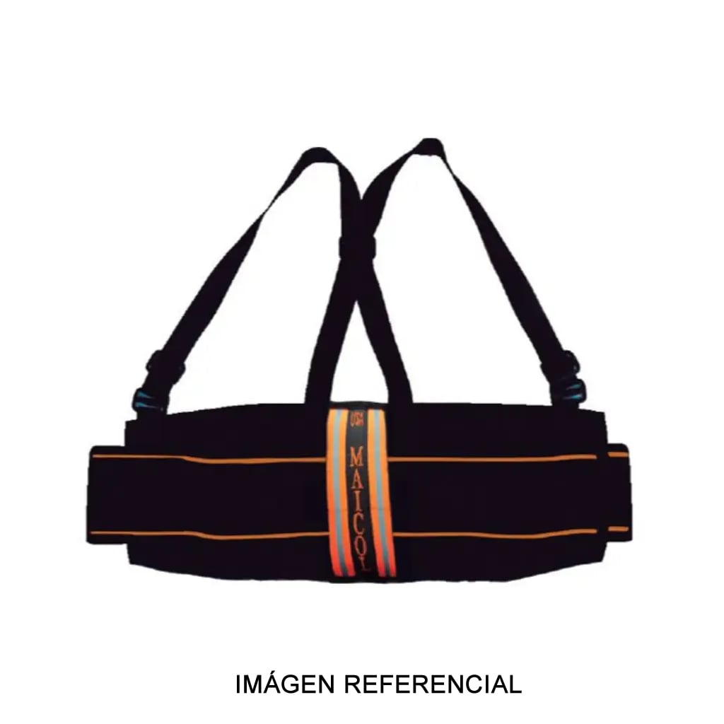 Faja lumbar elástica 25cm marca Maicol FLP25