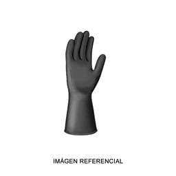 Guante industrial de látex Calibre 35 negro - Producto Importado