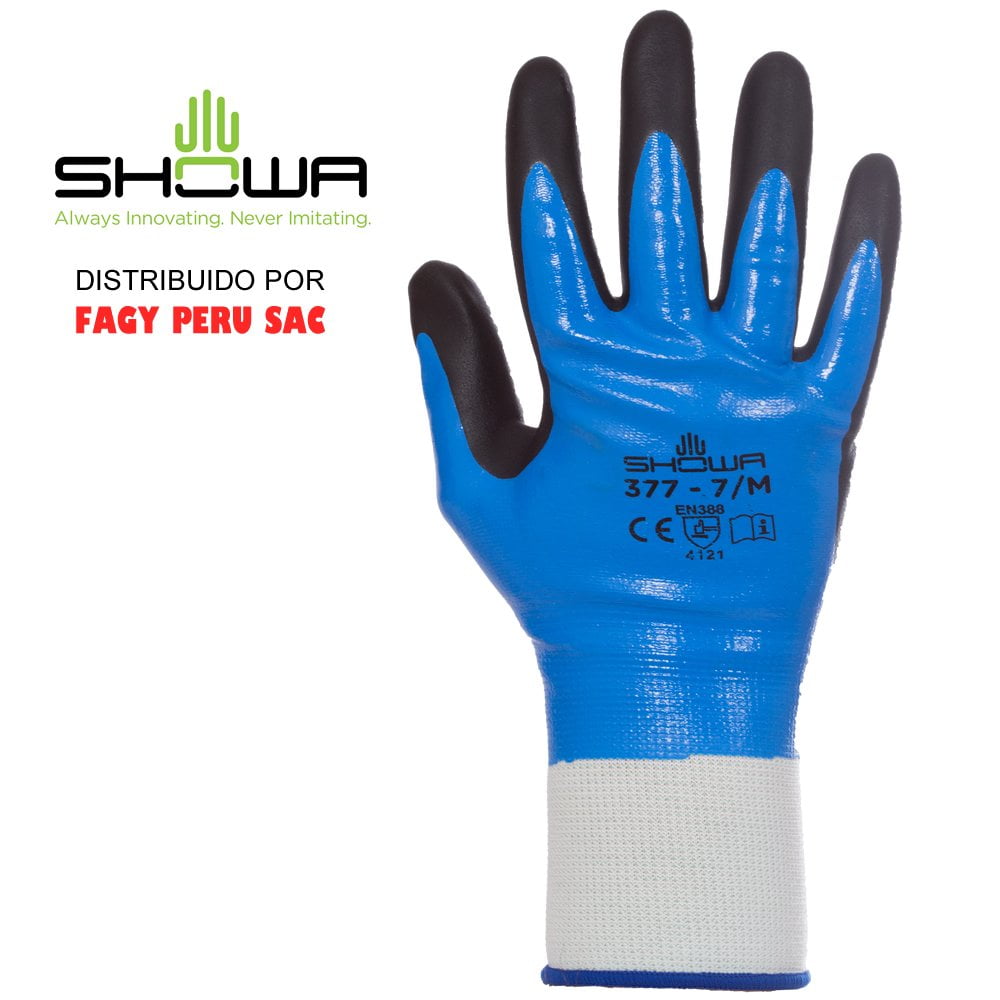 Guante showa 377 talla 7-M