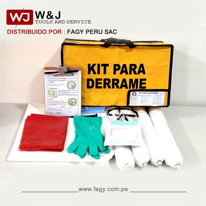 Kit Antiderrame Hidrocarburos Maletin 30L