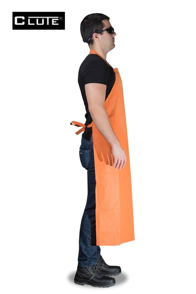 Mandil PVC Color Naranja