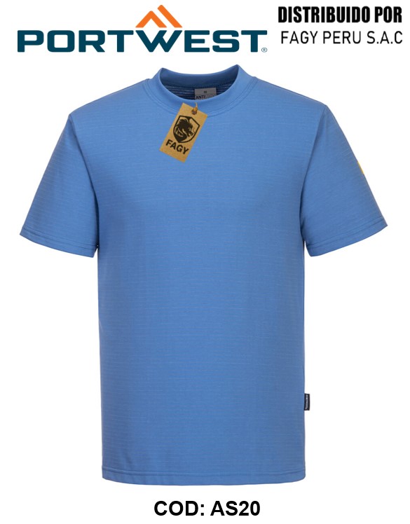 Camiseta ESD antiestática AS20