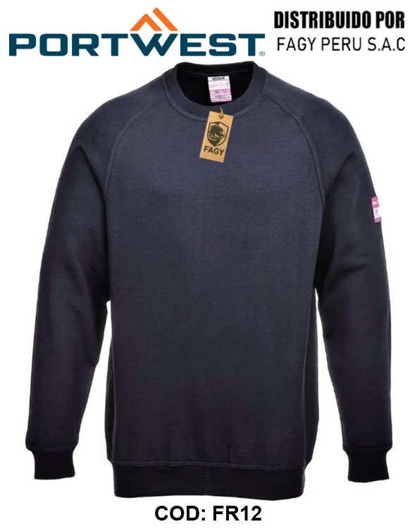Sudadera ignífuga y antiestática FR12