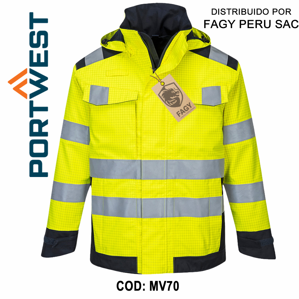 Chaqueta Modaflame Rain Multi Norm Arc MV70