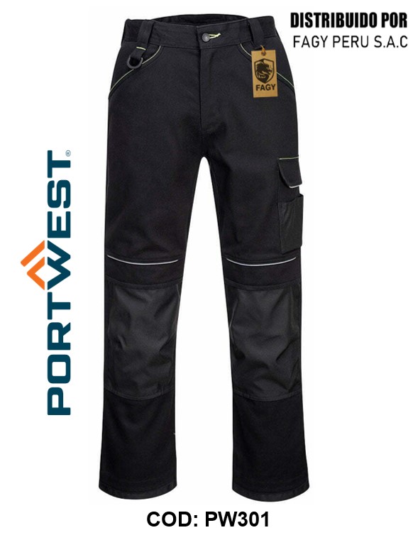 Pantalón de trabajo de algodón PW3 PW301