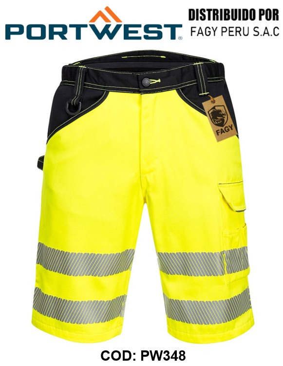 Bermudas de alta visibilidad PW3 PW348