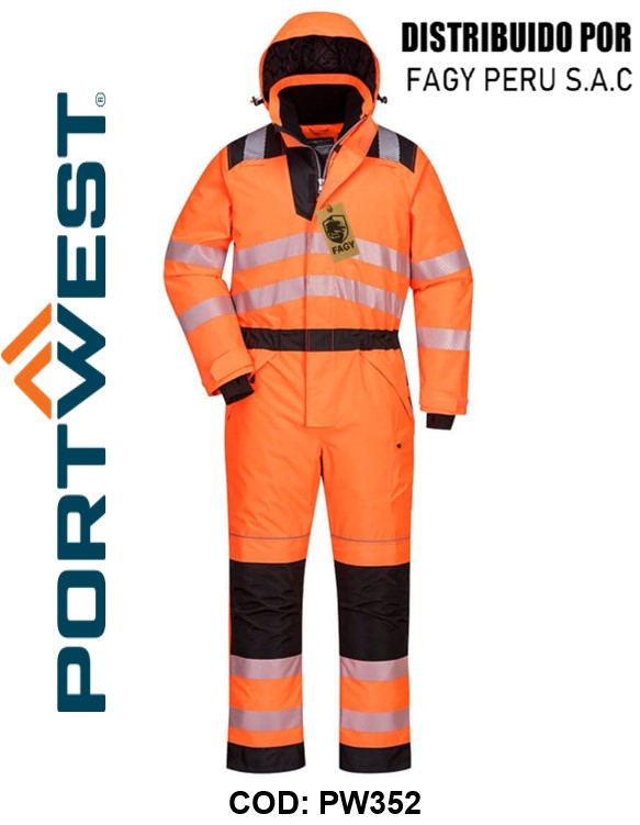 Buzo PW3 de alta visibilidad para invierno PW352