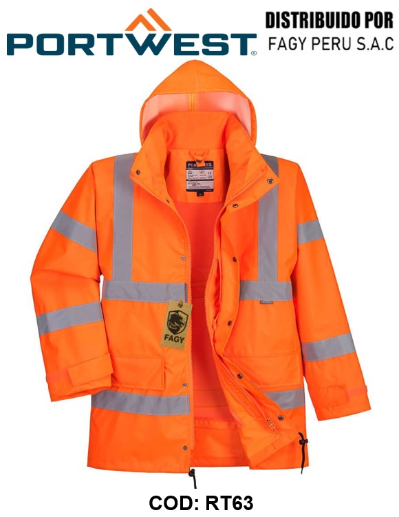 Chaqueta transpirable de alta visibilidad Traffic (Interactiva) RT63