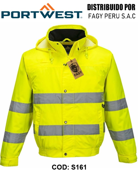 Casaca alta-visibilidad Lite Bomber S161