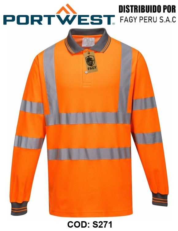 Polo de manga larga Cotton Comfort S271