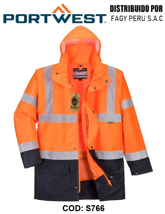 Chaqueta 5 en 1 bicolor Essential S766
