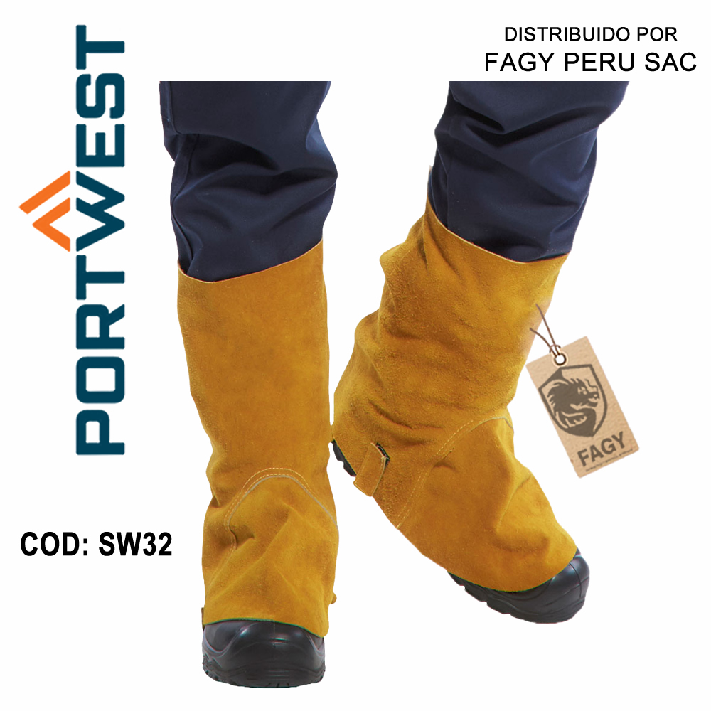 Cubrebotas de cuero SW32