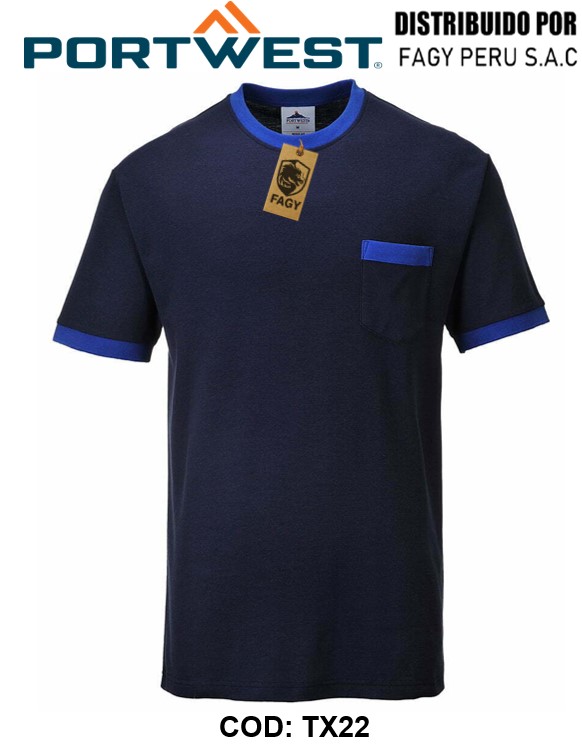 Camiseta Portwest Texo Contrast TX22
