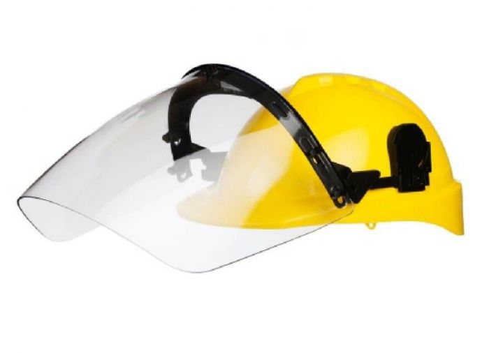 Casco Milenium /Adaptador Facial Auditivo/Visor facial burbuja transparente