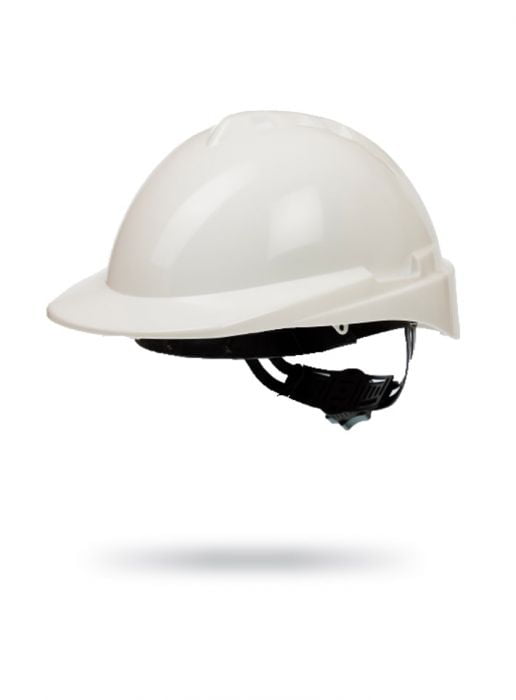Casco Milenium Class S/V Blanco apto Visor con arnés plástico