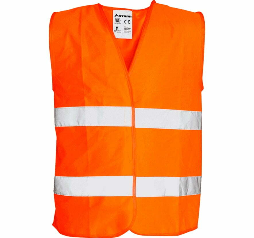 Chaleco 2 bandas Naranja y Amarillo