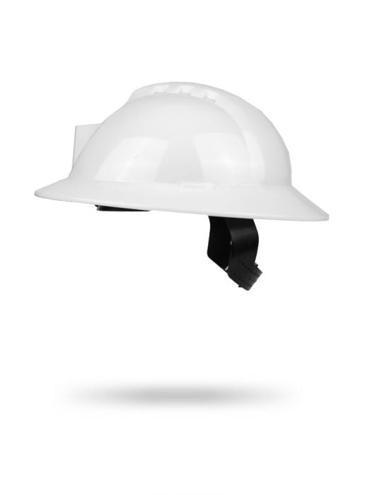 Casco Milenium Class FB S/V Slot Blanco con arnés textil