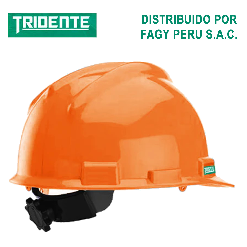 Casco Tridente Naranja