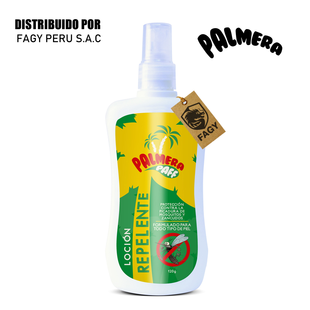 Repelente Palmera loción Deet 15% de 120ml