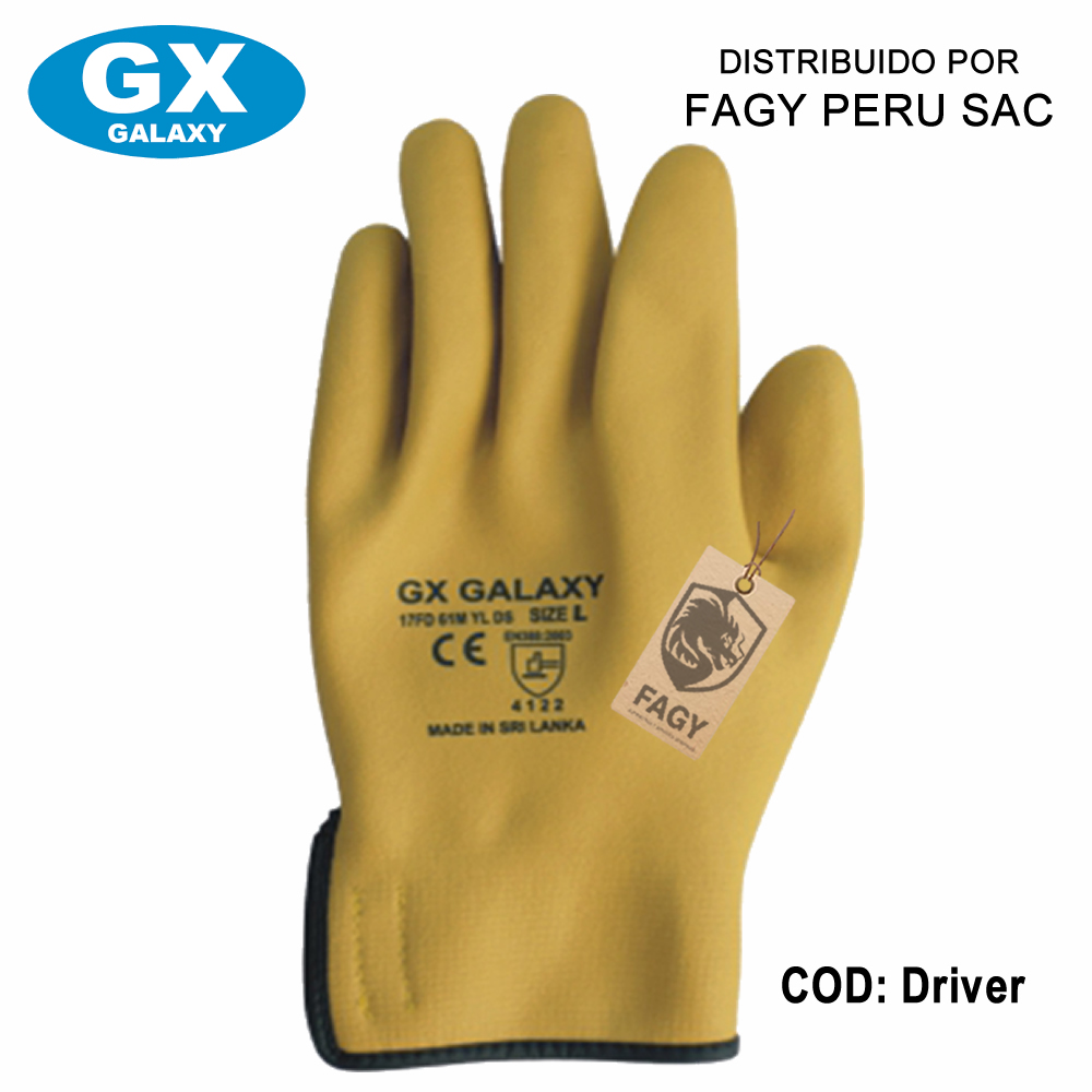 Guantes espuma de nitrilo Driver galaxy
