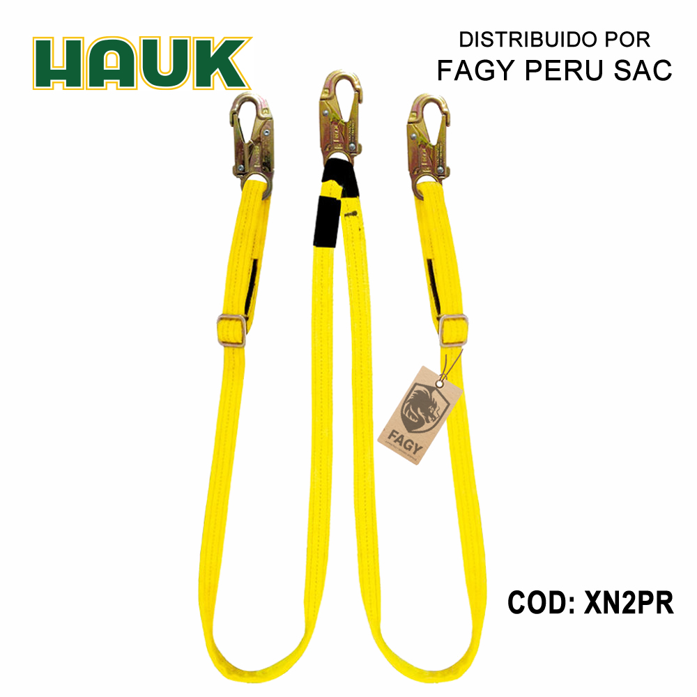 Lineal de conexión regulable, 1.8m, 3 ganchos 3/4″″ Hauk XN2PR