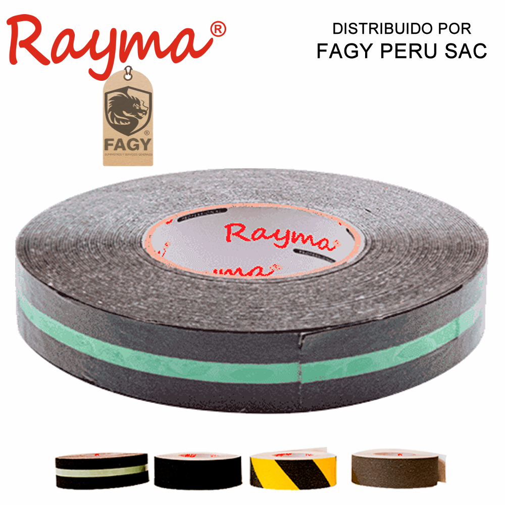 Cinta antideslizante 18m rayma