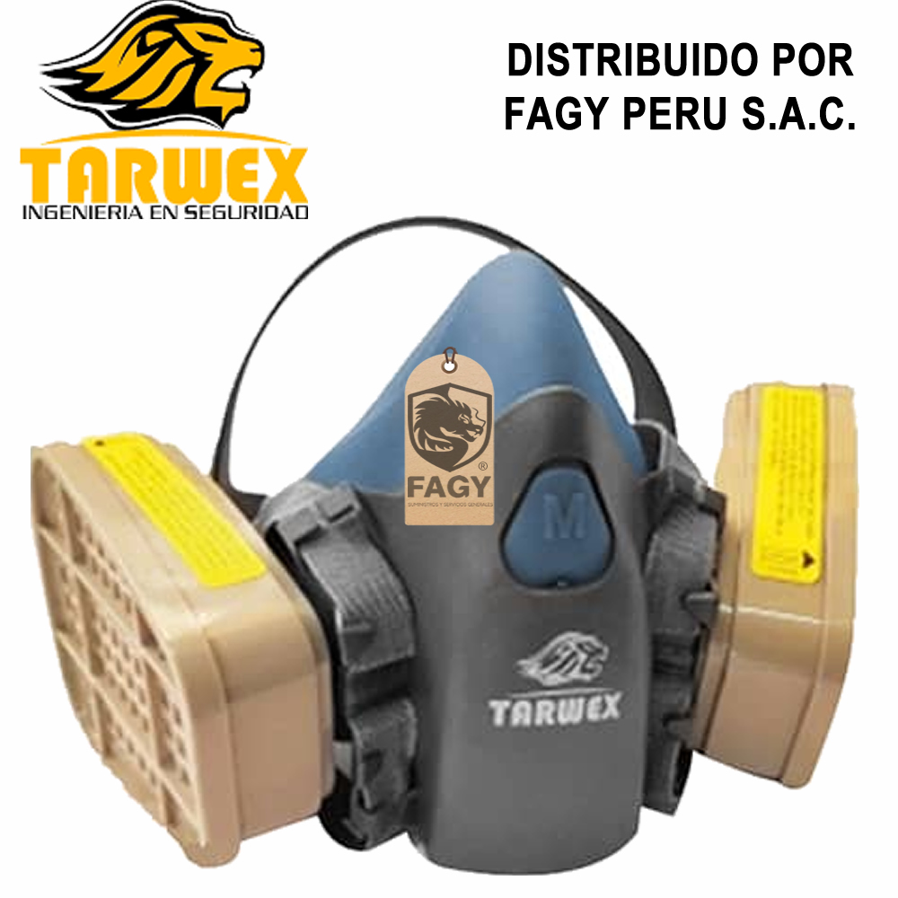 Respirador doble filtro 7500 Tarwex