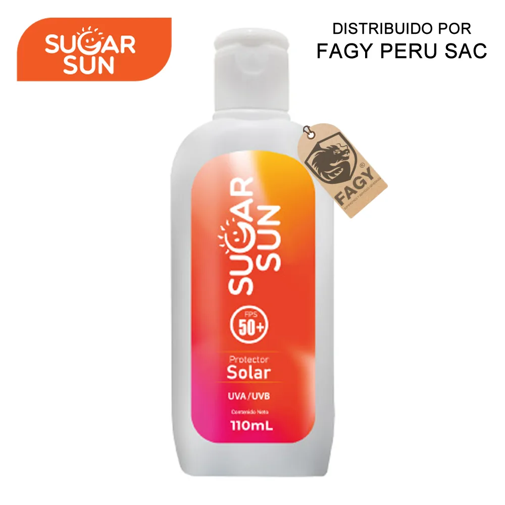 Bloqueador solar sugar sun de 110 ml, 50 FPS+