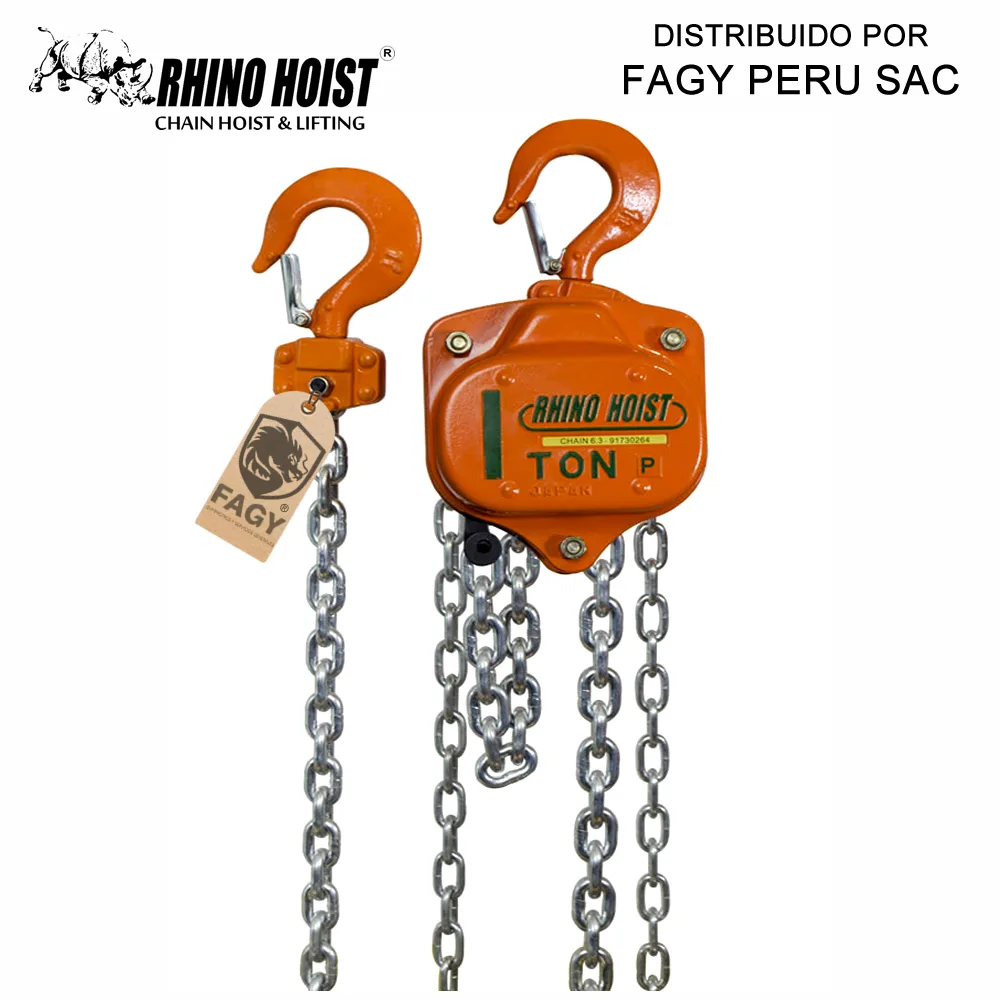 Tecle manual de 1 tonelada Rhino Hoist