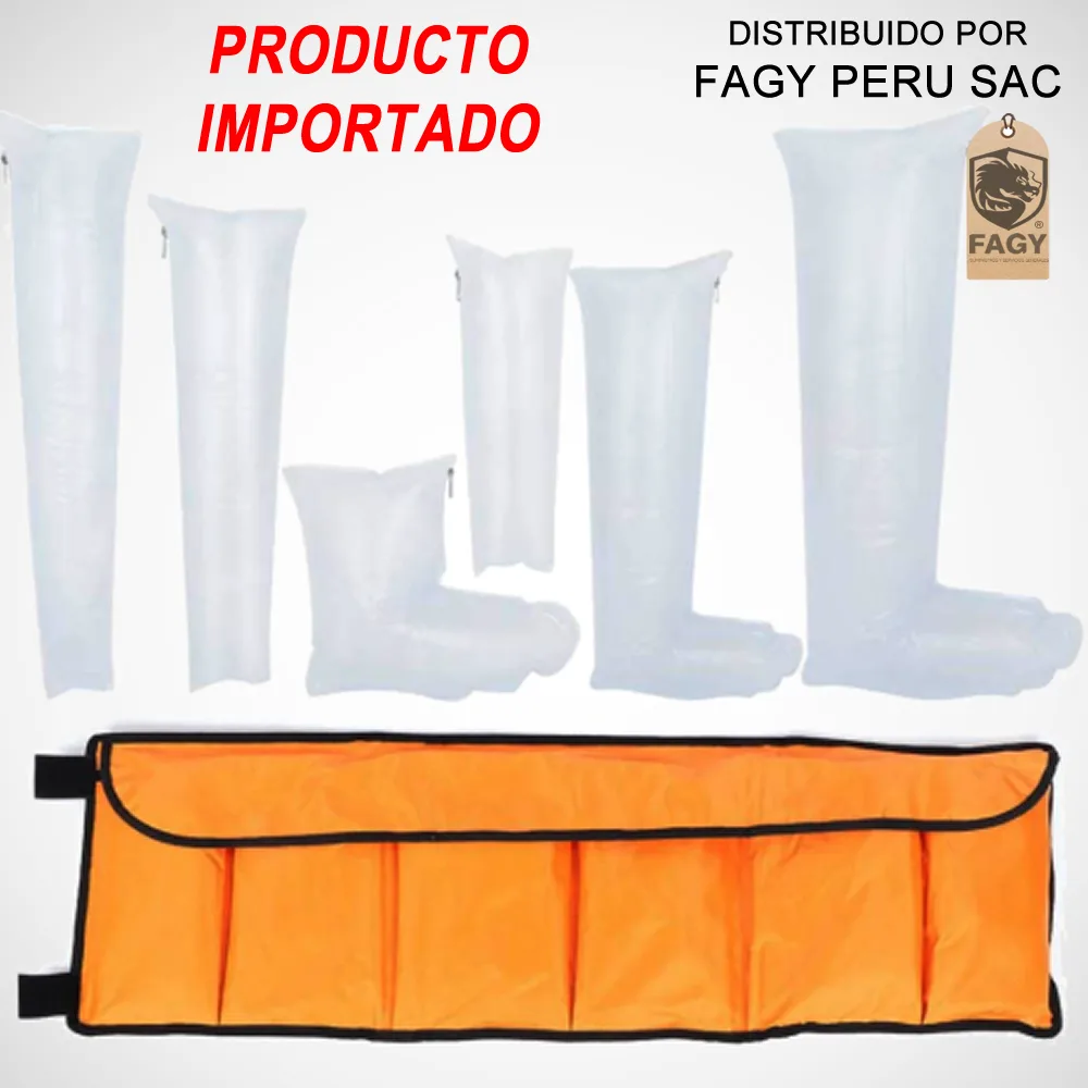 Férula neumática inflable