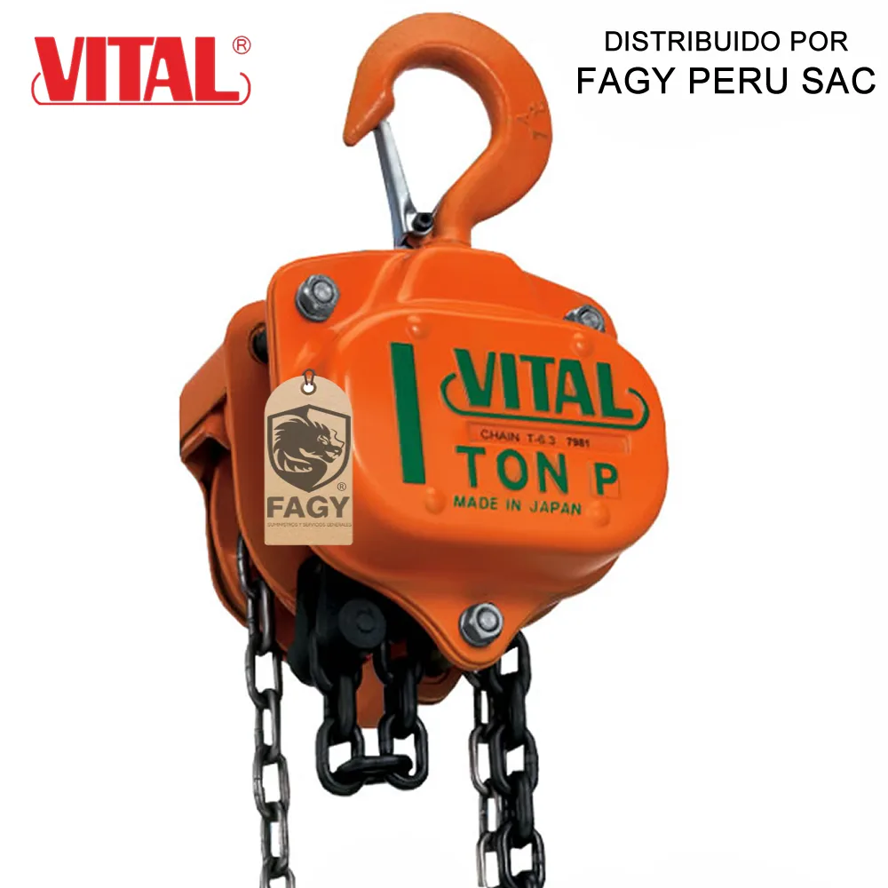 Tecle manual de 1 tonelada Vital