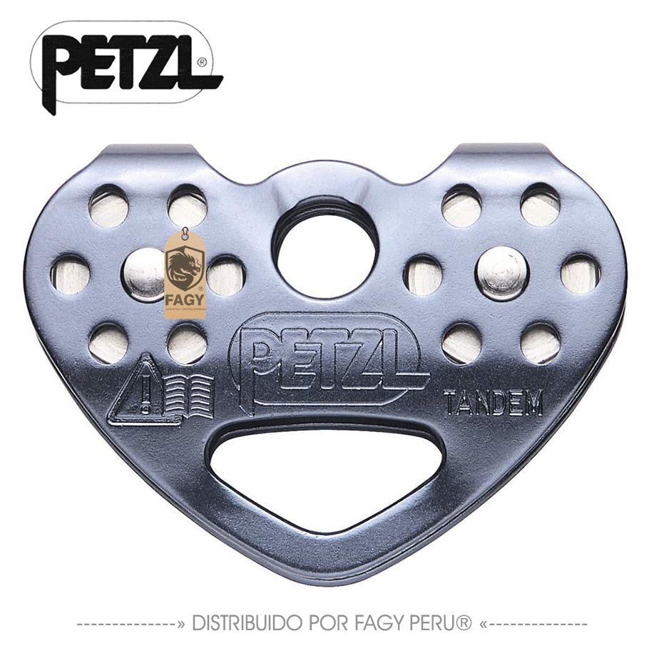 Polea doble para tirolinas TANDEM SPEED Petzl