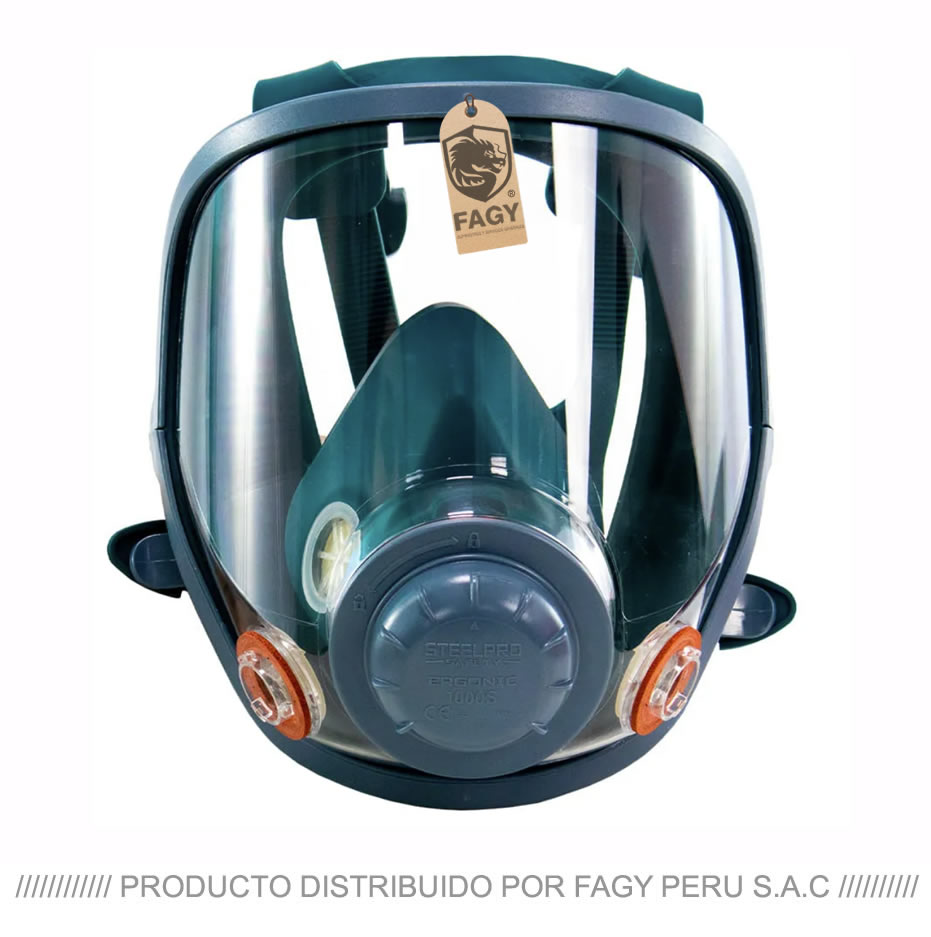 Respirador full T-M face ergonic 1000s steelpro