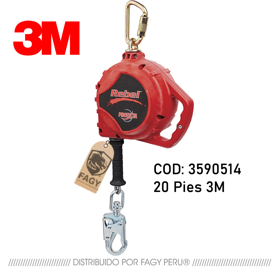 Bloque retráctil 3M Protecta 3590514