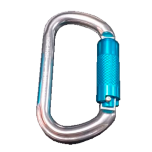 Carabinero, mosquetón o snaple doble seguro automático giratorio