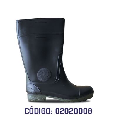 Bota de pvc petrolera con punta y plantilla de acero