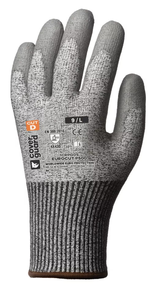 Eurocut P500 sin costuras color gris Coverguard