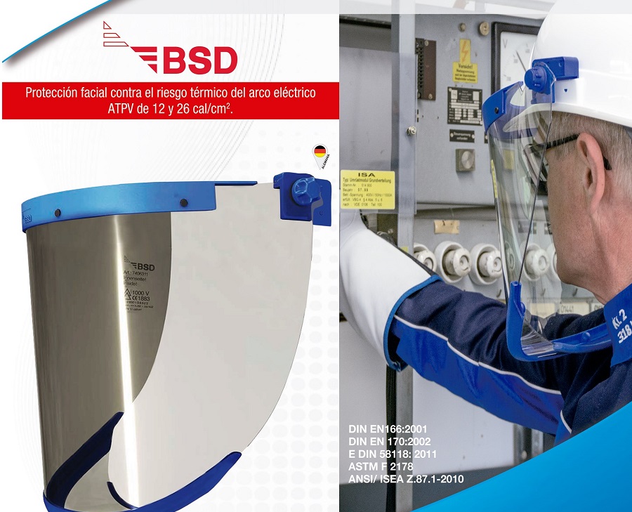 Careta de Protección Anti Arco BSD