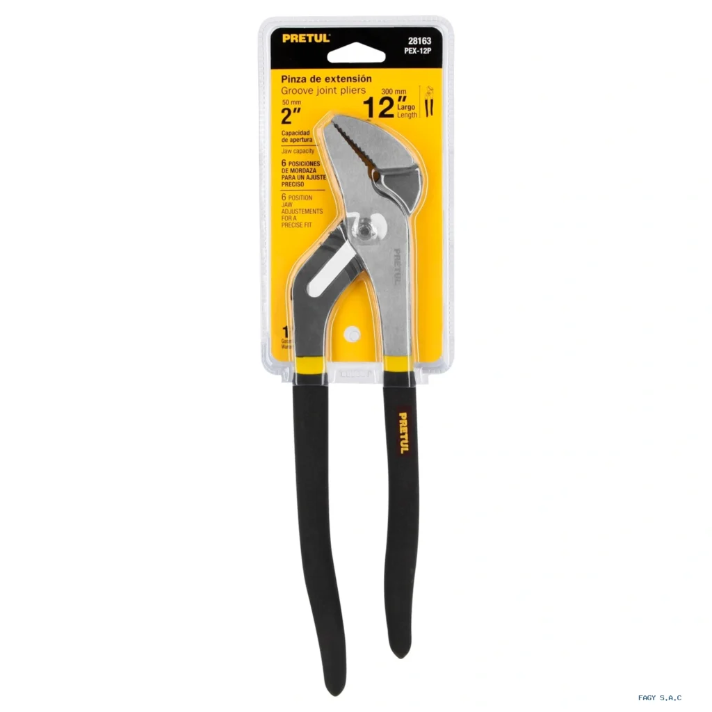 Alicate pinza de extensión 12" mango de PVC, Pretul 28163