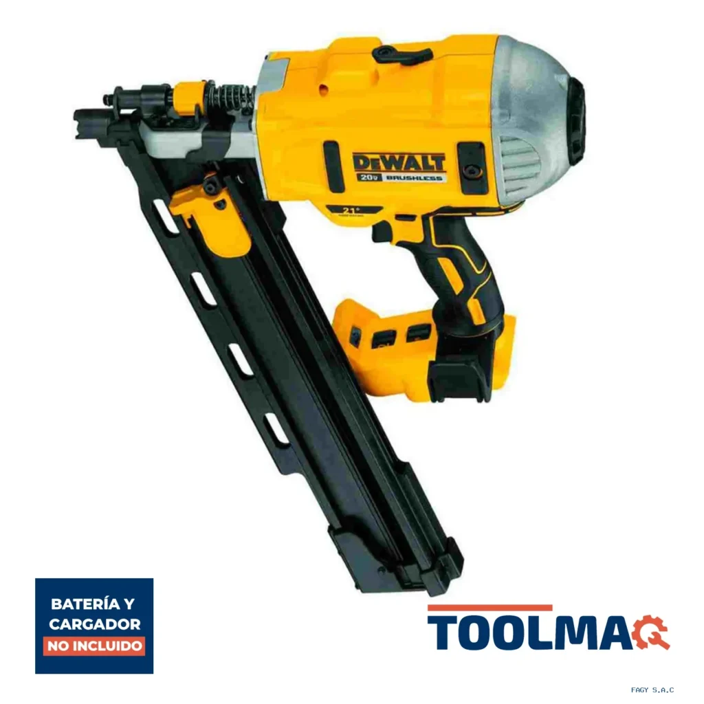 Clavadora Inalámbrica 20 V Xr 21° Baretool (Sin Batería/Sin Cargador) Dewalt DCN21PLB