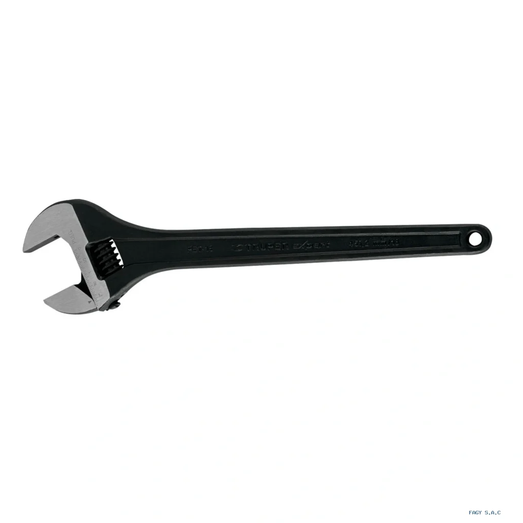 Llave ajustable (perico) 18" profesional  pavonada, Expert PET-18 15498
