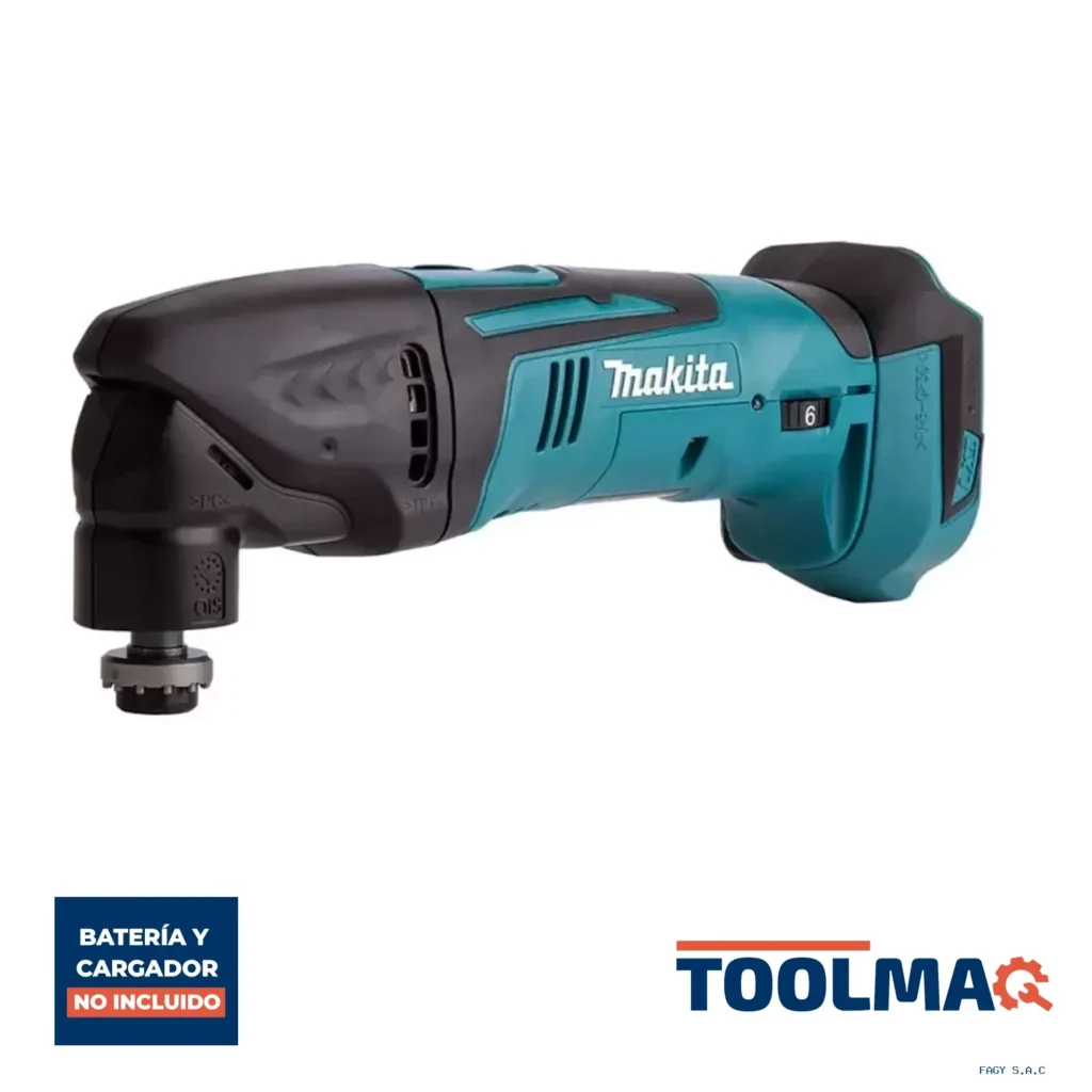 Multiherramienta LXT 18V OIS 6000 - 20000 OPM Oscilación izq/der 1.6° Sin Baterías Makita DTM50Z