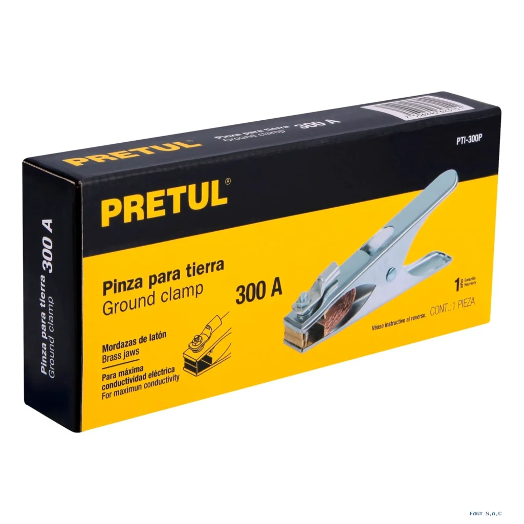 Alicate pinza para tierra de 300 A, Pretul 24234