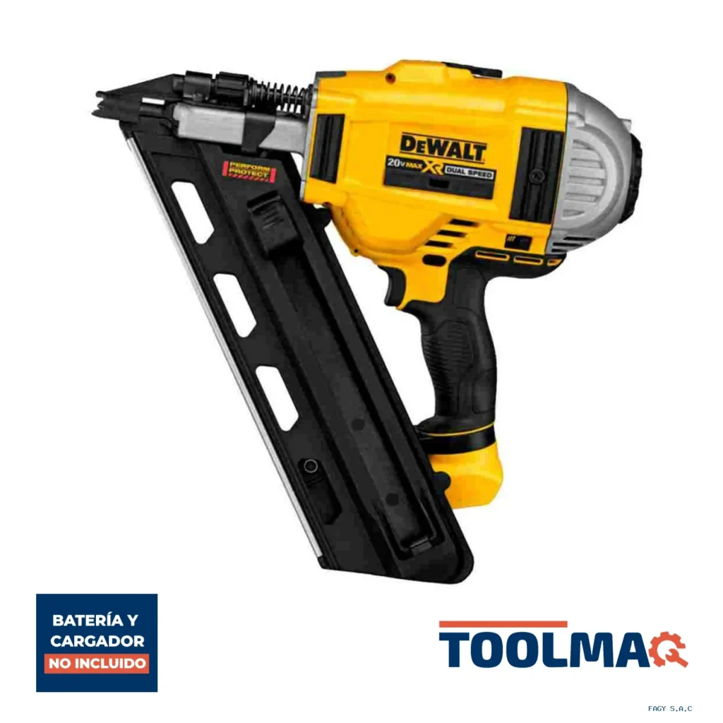 Clavadora de Marcos de Papel Intercalado 20 V Xr 30° Baretool (Sin Batería/Sin Cargador) Dewalt DCN692B