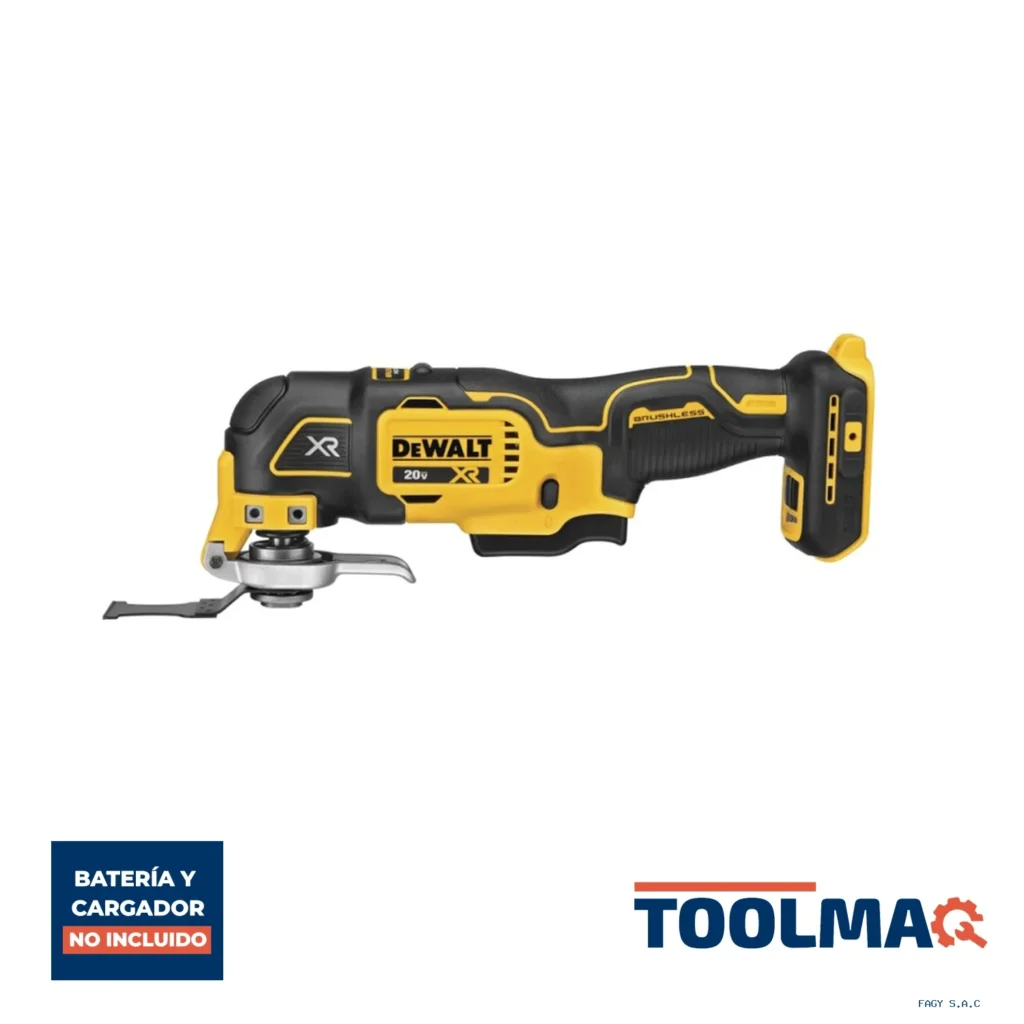 Herramienta Multiuso Oscilante 20 V Xr 20000 Cpm (Sin Baterías/Sin Cargador) Dewalt DCS356B