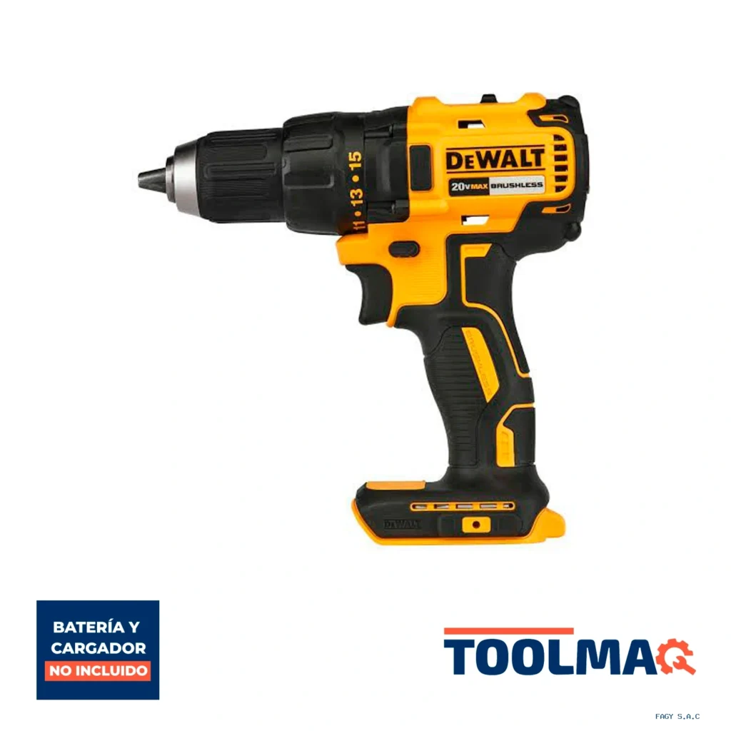 Taladro Atornillador 1/2" 20V Brushless Dewalt DCD7771D1