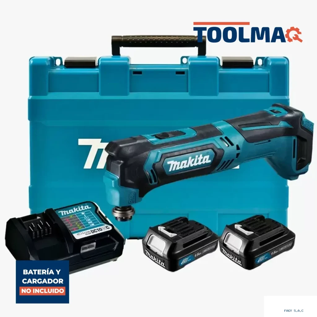 Multi Tool 12V 6000 - 20000 OPM CXT 2 Bat 1.5Ah Makita TM30DWYEX1