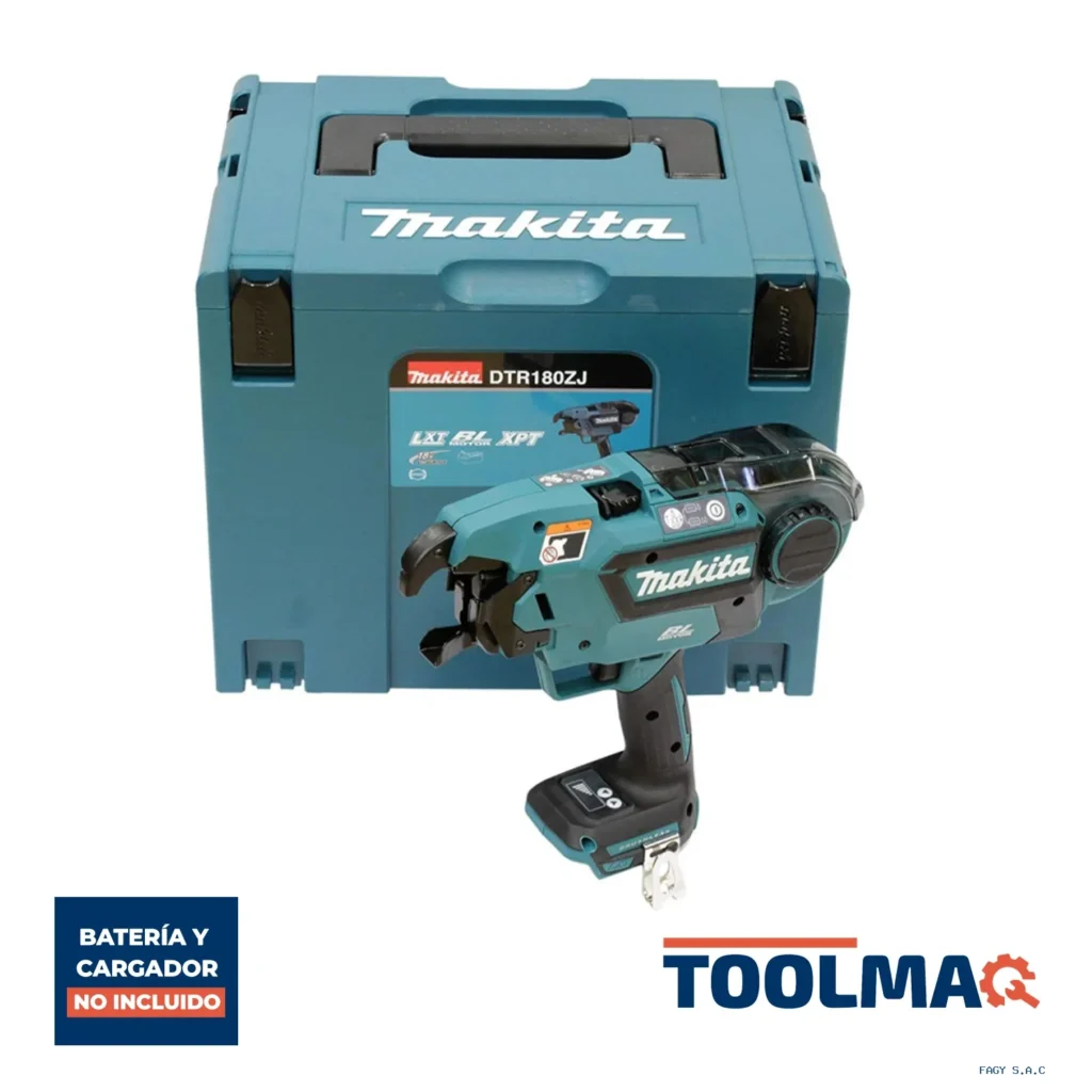Amarradora de Varillas 0.8mm 18V LXT BL Baretool Makita DTR180ZJ